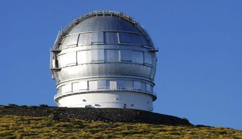 El Gran Telescopio Canarias, ubicado en el Observatorio del Roque de los Muchachos, en La Palma. EFE/Archivo