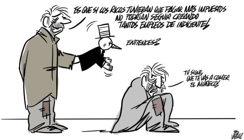 “Elegía por la tasa a las grandes fortunas”