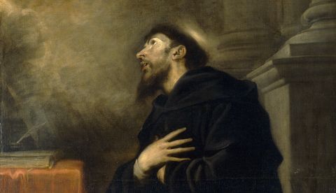 Visión de San Agustín, Mateo Cerezo, 1663. Museo del Prado.