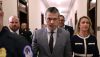 À Washington D. C. le 12 décembre 2024. Au centre de l'image, Pete Hegseth, un vétéran et ancien présentateur de Fox News nommé futur ministre de la Défense par Donald Trump. Chip Somodevilla/Getty Images/AFP