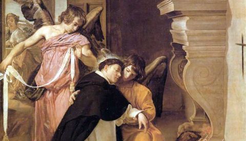 Tentación de Santo Tomás (1632) por Diego Velázquez. / Wikipedia