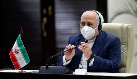 El ministro de relaciones exteriores de la república Islámica de Irán, Mahammad Javad Zarif.