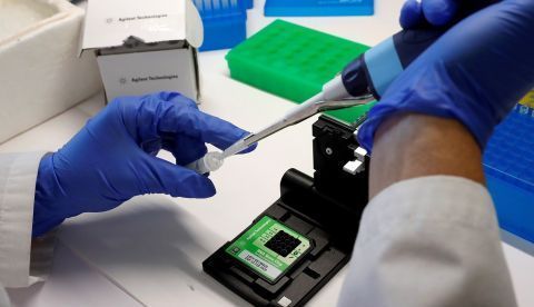 Imagen de investigadores del Centro Nacional de Microbiología (CNM) trabajando. EFE/Chema Moya