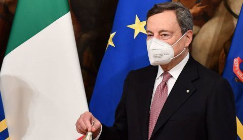 El primer ministro italiano, Mario Draghi.