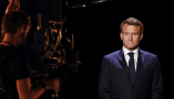 Le président français Emmanuel Macron sur le plateau de l’émission « Les défis de la France », sur TF1, le 13 mai 2025. Ludovic Marin/AFP