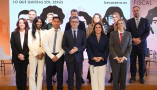 El ministro de la Presidencia, Justicia y Relaciones con las Cortes, Félix Bolaños, preside el acto de presentación de la nueva convocatoria de las becas SERÉ 2026, en la Galería de las Colecciones Reales, en Madrid. / © lamoncloa.gob.es. Ministerio de la Presidencia.