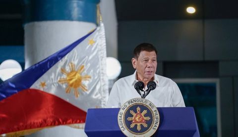 El presidente de Filipinas, Rodrigo Duterte.