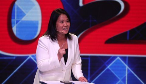 Keiko Fujimori lidera un quíntuple empate técnico en las presidenciales de Perú