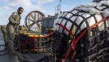 Debris from the spy balloon has been recovered from the ocean by the US military. EPA