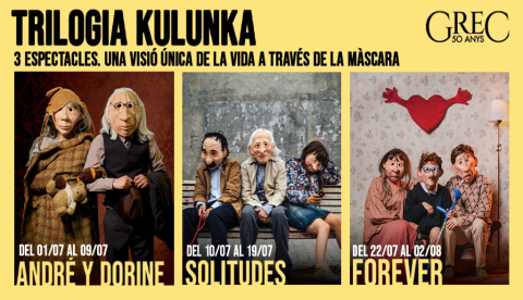 Kulunka presenta, al Teatre Condal, tres grans espectacles amb el seu segell únic i particular