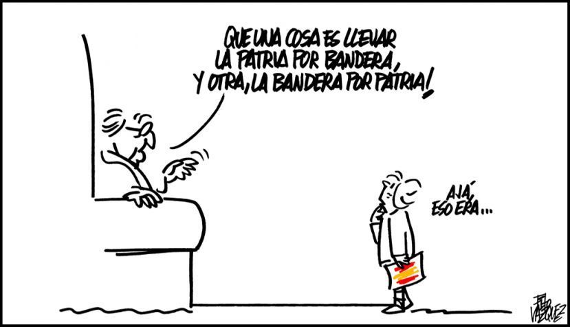 "PATRIA Y BANDERA"