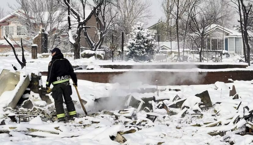 Homes that survived the Marshall Fire didn’t come through unscathed. Matthew Jonas/MediaNews Group/Boulder Daily Camera via Getty Images