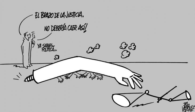 "POLITIZACIÓN DE LA JUSTICIA (MONTESQUIEU, DEP)"