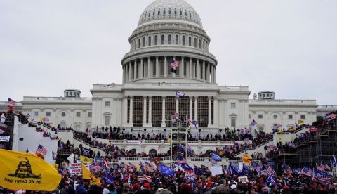 Un informe de la Policía del Capitolio alertó que el Congreso podría ser objetivo