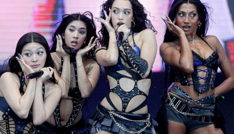 Hybe x Geffen - Grupo femenino de K-pop Katseye. Ailen Diaz/EPA