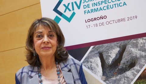 María José Aza, miembro del Comité Organizador, ha informado a Efe que desde la AEMPS se ha puesto de manifiesto el alcance de la fabricación y preparación de nuevos medicamentos biológicos, que están relacionados con los ácidos nucleicos de los genes humanos y que abren "una esperanza" en la prevención o modificación de determinadas enfermedades, durante las XIV Jornadas de Inspección Farmacéutica, celebradas en Logroño. EFE/Abel Alonso 	   