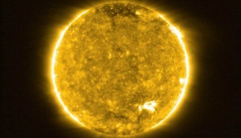 Vista del Sol, en la imagen más cercana nunca tomada de nuestra estrella, realizada por la misión europea Solar Orbiter. EFE/Solar Orbiter/EUI Team (ESA y NASA)/ solo uso editorial