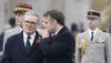 Le premier ministre britannique Keir Starmer et Emmanuel Macron lors de la commémoration de l’armistice de la Première Guerre mondiale, le 11 novembre 2024 à Paris. Ludovic Marin/AFP
