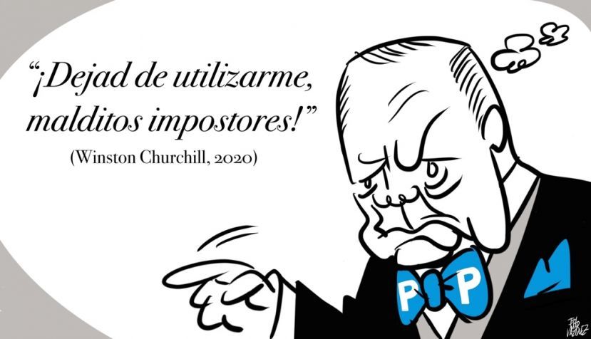 “Churchill, a Casado”