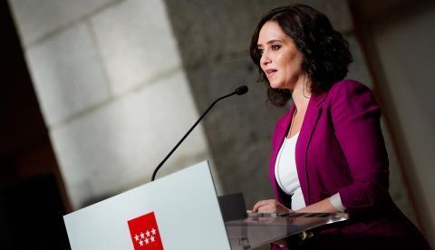 La presidente de la Comunidad de Madrid, Isabel Díaz Ayuso, en una imagen de archivo.