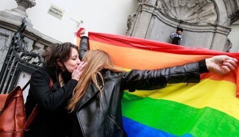El Manneken Pis “apoya” la declaración de la UE como zona de libertad LGTBIQ