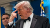 President Donald Trump speaks at the White House on April 25, 2026, after the cancellation of the annual White House Correspondents Association Dinner. Andrew Leyden/Getty Images)