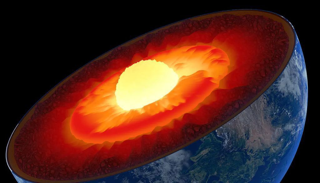 Por qué el núcleo de la Tierra está creciendo más en un lado que en el otro