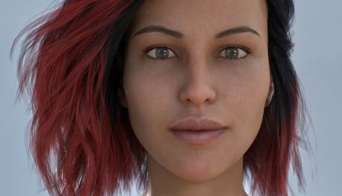 Imagen renderizada en 3D de una mujer joven. Aitor Serra Martín/Shutterstock