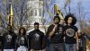 University of Missouri students at a 2015 rally to demand the college president’s resignation amid allegations of racism on campus. AP Photo/Jeff Roberson