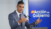 El presidente del Gobierno, Pedro Sánchez, comparece ante los medios para anunciar las medidas adoptadas en Consejo de Ministros | Pool Moncloa/Borja Puig de la Bellacasa y Sandra Armada. La Moncloa, Madrid - 6.10.2026
