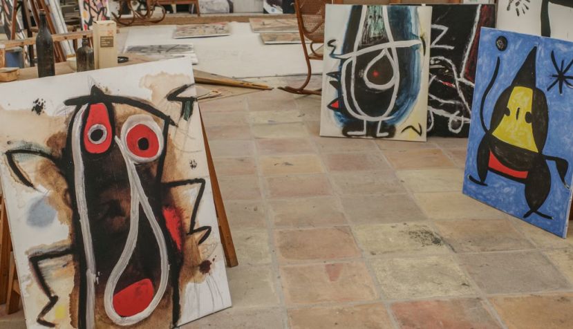 Estudio y taller del artista Juan Miro, en el Museo de la Fundación Miró, Palma de Mallorca. Mark Green/Shutterstock
