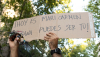 Protesta contra el desahucio de Maricarmen el pasado 24 de septiembre. OSCAR GONZALEZ FUENTES/Shutterstock