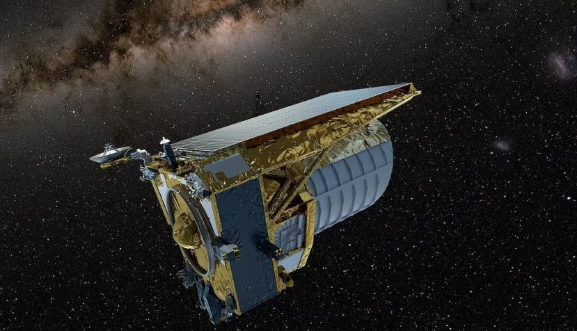 El telescopio espacial Euclid de la Agencia Espacial Europea (ESA) estudiará el “universo oscuro”. ESA, CC BY-SA