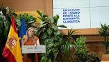 La vicepresidenta y ministra para la Transición Ecológica y el Reto Demográfico, Sara Aagesen, durante su intervención. / © lamoncloa.gob.es. Ministerio de la Presidencia.