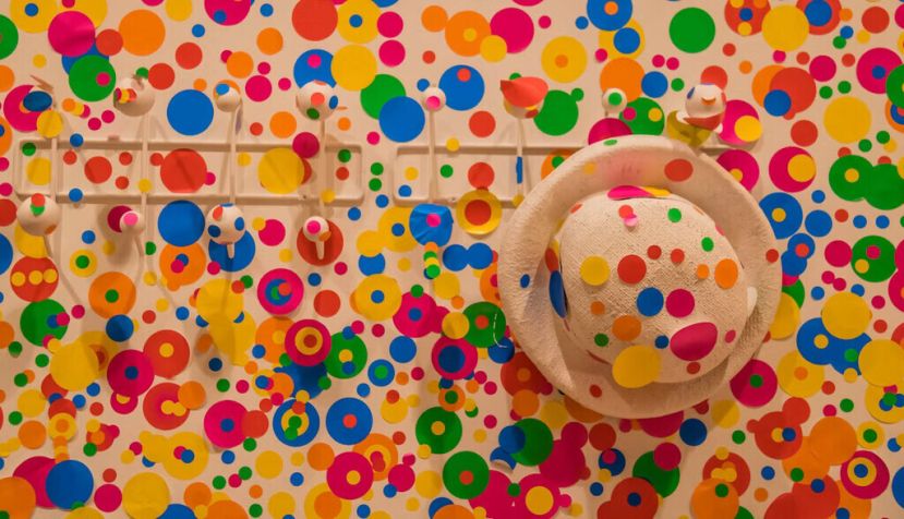 Imagen de la exposición de Yayoi Kusama en el Museo de Louisiana de Arte Moderno, Dinamarca, en 2015. Susanne Nilsson/Flickr, CC BY-SA